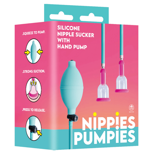 Nippies Pumpies Silicone Nipple Sucker – 51.6cm Hose Nipple Pump Pink > Sex Toys > Nipple Suckers