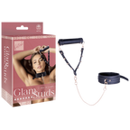 Metal Chain Collar And Leash With Soft Fluffy Inner 16 Inch Default Title > Bondage Gear > Collars & Leashes