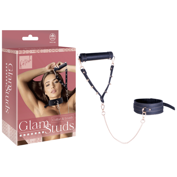 Metal Chain Collar And Leash With Soft Fluffy Inner 16 Inch Default Title > Bondage Gear > Collars & Leashes