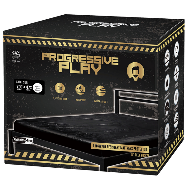 Black Waterproof Lubricant Resistant Mattress Protector King Single
