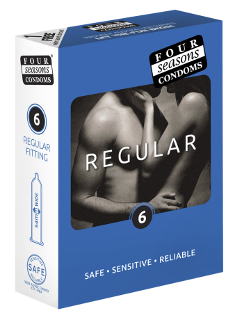 Four Seasons Regular Condoms 6 Pack – Protective Condoms Default Title > Essentials > Condoms