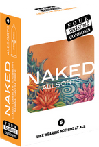 Four Seasons Naked Allsorts (Assorted) – Ultra Thin Lubed Condoms 6 Pack Default Title > Essentials > Condoms