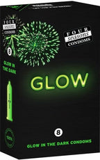 Four Seaons Glow N' Dark Condoms 8 Pack One Size > Essentials > Condoms