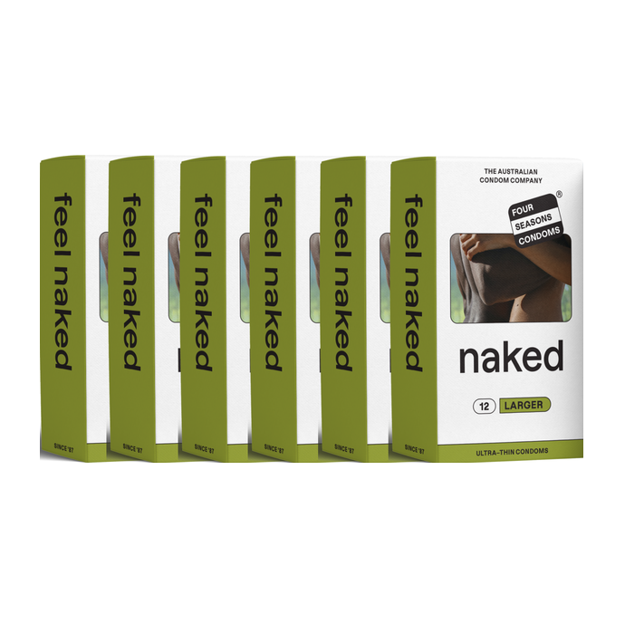Four Seasons Naked Larger Condom 12 Pack Secondary image