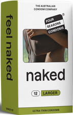 Four Seasons Naked Larger Condom 12 Pack Default Title > Essentials > Condoms