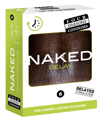 Four Seasons Naked Delay Condom - 6 Pack > Essentials > Condoms