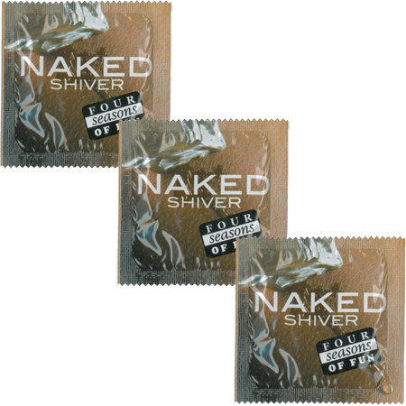 Four Seasons Naked Shiver Condom - 144pc Bulk Pack Secondary image