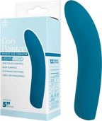 Cozy Pointer – Silicone One-Touch Rechargeable 5 Inch Vibrator Blue > Vibrators > Finger Vibrators