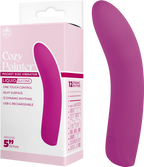 Cozy Pointer – Silicone 10 Rhythm Rechargeable 5 Inch Vibrator Pink > Vibrators > Standard Vibrators
