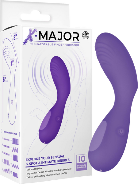 Rechargeable Finger Vibrator – Soft Flexible One-Handed Operation Secondary image