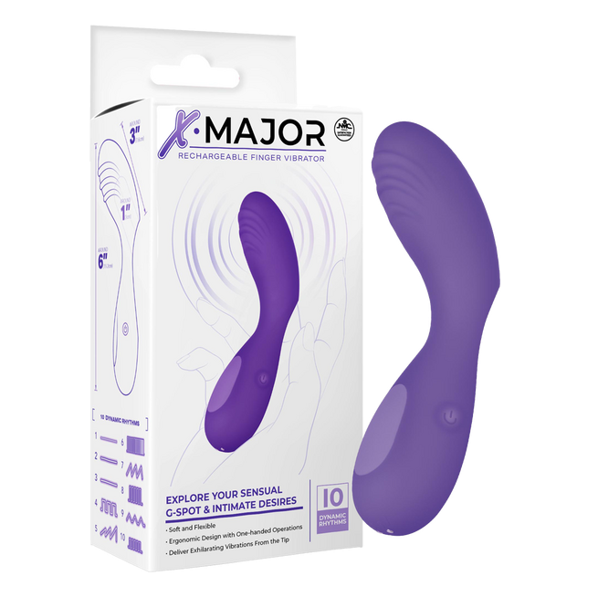 Rechargeable Finger Vibrator – Soft Flexible One-Handed Operation Secondary image