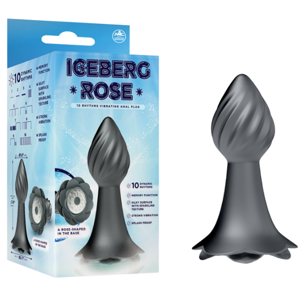 10 Rhythms Vibrating Anal Plug Grey > Anal Range > Vibrating Butt Plugs