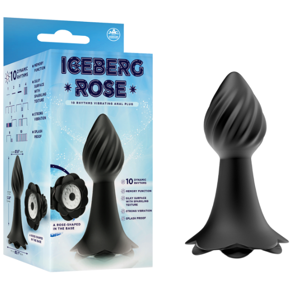 10 Rhythms Vibrating Anal Plug Black > Anal Range > Vibrating Butt Plugs