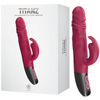 Rotating Rabbit Rechargeable Silicone Vibrator – 13cm Insertable Length Rabbit Vibrator Pink > Vibrators > Ladies > Rabbit