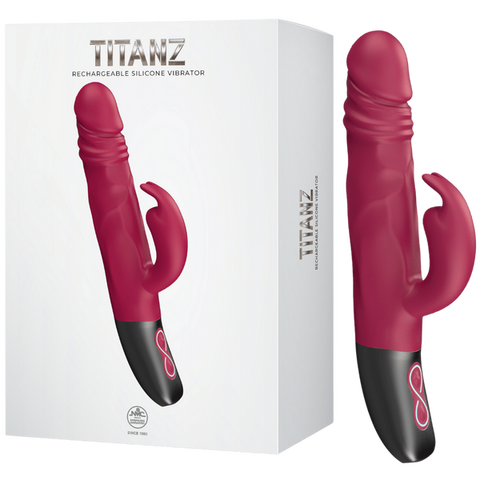 Rotating Rabbit Rechargeable Silicone Vibrator – 13cm Insertable Length Rabbit Vibrator Pink > Vibrators > Ladies > Rabbit