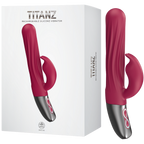 Thrusting Rabbit Rechargeable Silicone Vibrator – 13cm Insertable Length Rabbit Vibrator Pink > Vibrators > Ladies > Rabbit