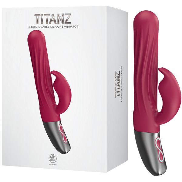 Thrusting Rabbit Rechargeable Silicone Vibrator – 13cm Insertable Length Rabbit Vibrator Pink > Vibrators > Ladies > Rabbit