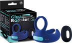 Dual Motor Cock Ring with Scrotal Stimulator – Rechargeable Splashproof Silicone Toy Blue > Cock Ring > Vibrating