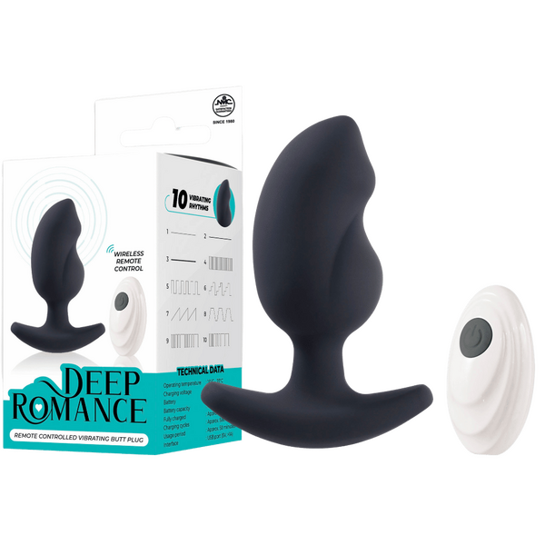 Remote Controlled Vibrating Butt Plug – Wireless Splash-Proof 3.7 Inch Butt Plug One Size > Anal Range > Vibrating Butt Plugs