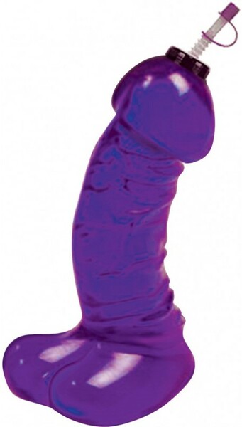 Dicky Chug Sports Bottle – 16 Ounce Penis Shaped Sports Bottle Purple > Novelties > Bachelor & Bachelorette Items