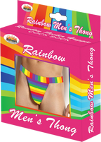 Rainbow Mens Thong – Colorful Striped Comfortable Men's Underwear Rainbow > Novelties > Gag Gifts