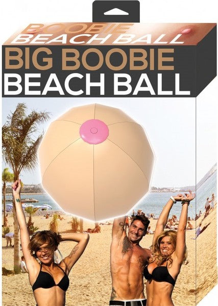 Big Boobie Beach Ball – 30 Inch Durable Jumbo Inflatable Beach Toy Beige > Novelties > Gag Gifts