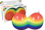 Rainbow Jumbow Boobie Candle – Decorative Candle Multi > Candles > Novelty