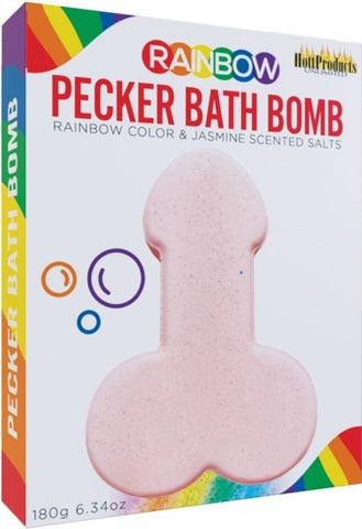 Pecker Bath Bomb – Vibrant Rainbow Scented Bath Bomb