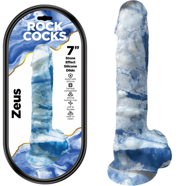 Rock Cocks Zeus – 7 Inch Textured Silicone Dildo Default Title > Dildos > Other Dildos