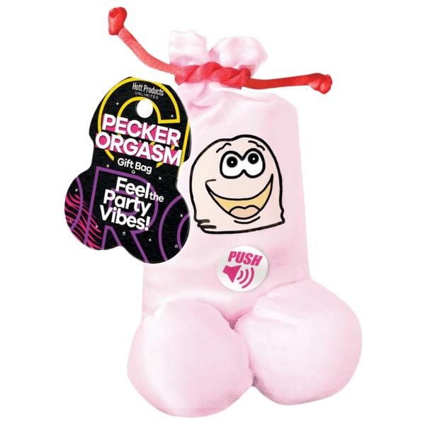 Pecker Orgasm Talking Bag – Audible Party Gift Bag One Size > Novelties > Gag Gifts