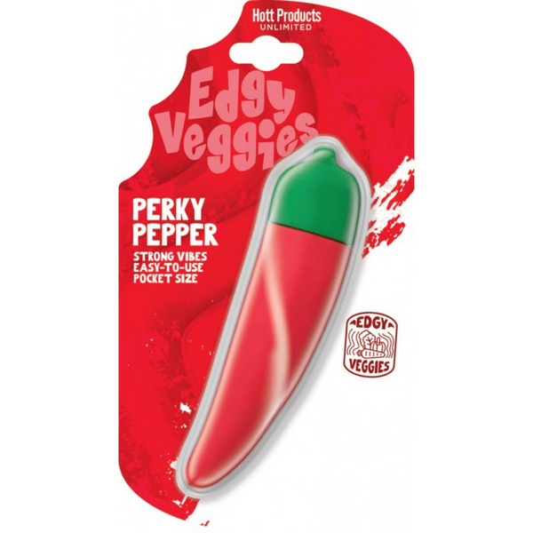 Edgy Veggies Perky Pepper Mini – Water-Resistant 10-Speed Mini Vibrator Secondary image