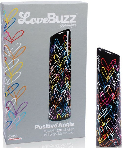 LoveBuzz Positive Angle – Waterproof Rechargeable Massager with Wide Angled Vibration Surface Multi > Vibrators > Mini Vibrators