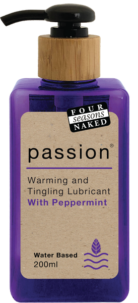 Four Seasons Passion Peppermint Lubricant 200ml > Lube > Water Based