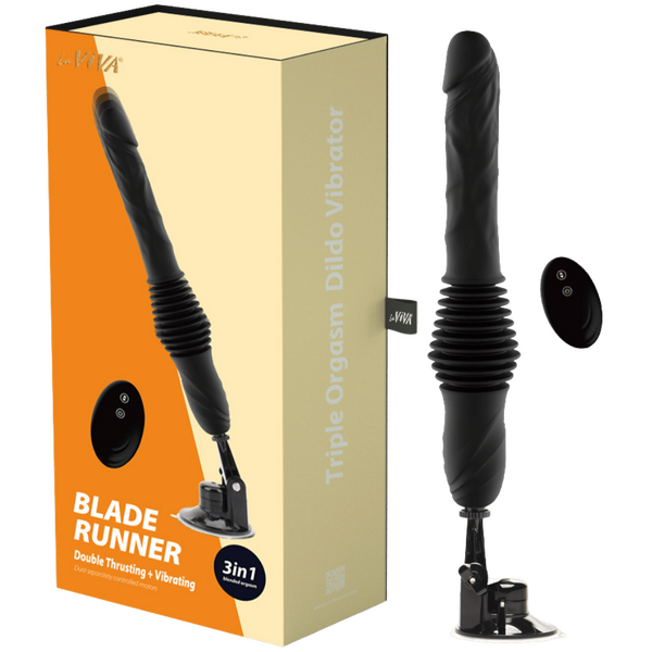 LaViva Blade Runner – Double Thrusting and Vibrating Premium Vibrator One Size > Vibrators > Standard Vibrators