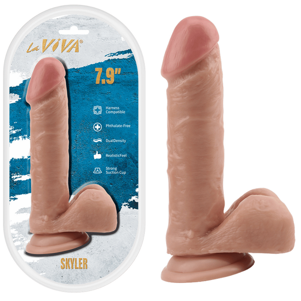 Skyler Body Safe Realistic Dildo - 7.9 Inch Flexible Silicone Default Title > Dildos > Realistic Dildos