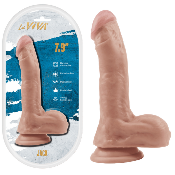 Jack 7.9 Inch Dildo – Realistic Pleasure Toy One Size > Dildos > Realistic Dildos