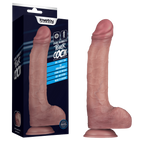 11" Vibrating Dual Density Power Cock (Flesh) Default Title > Dildos > Large Dildos