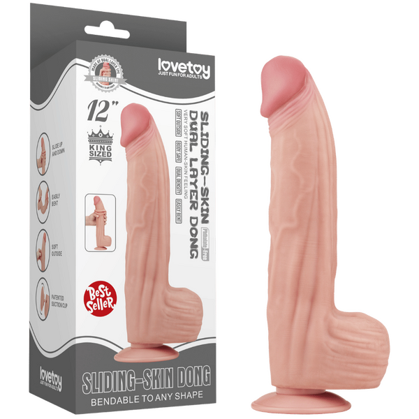 Lovetoy Sliding Skin 12 inch packaging