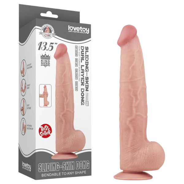 Lovetoy Sliding Skin 13.5 inch packaging