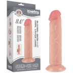 Sliding Skin Dual Layer Dong 20 cm (8 Inch) – Realistic Flexible Dual Density Dildo Flesh > Dildos > Realistic Dildos