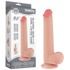 Lovetoy Sliding Easy Bend Dual Layer Skin Dildo with Suction Cup (7 to 9 Inch) > Dildos > Realistic Dildos