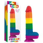 Prider Collection – 9-Inch Curved Platinum Silicone Dildo Default Title > Dildos > Realistic Dildos