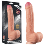 Love Toy King Dual Layer Textured Balls Platinum Silicone Cock 11 inch Default Title > Dildos > Large Dildos