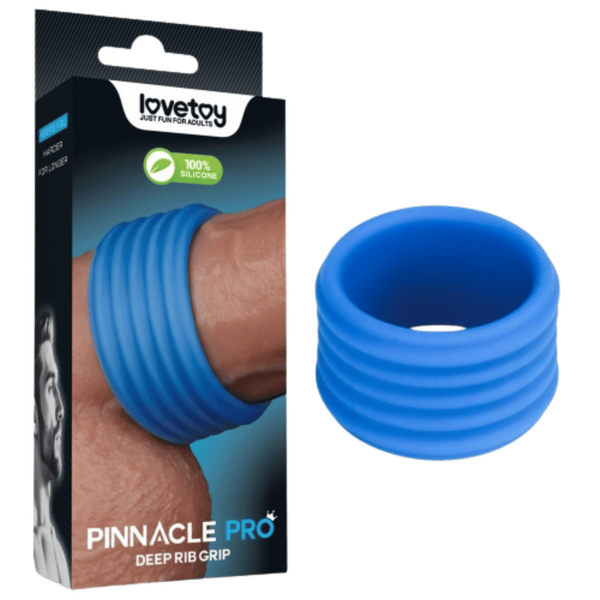 Deep Rib Grip Ring – Silicone Stretch Grip Ring Default Title > Cock Ring > Single