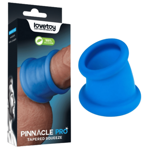 Tapered Squeeze Stretcher – Dual-Function Penis Ring and Ball Stretcher Silicone Device > Sex Toys For Men > Ball Stretchers