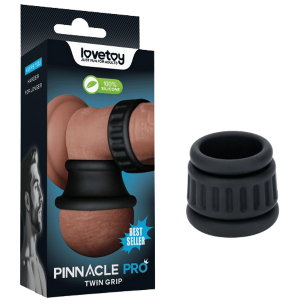 Twin Grip Stretcher – Adjustable Dual-Piece Stretcher Black > Cock Ring > Single