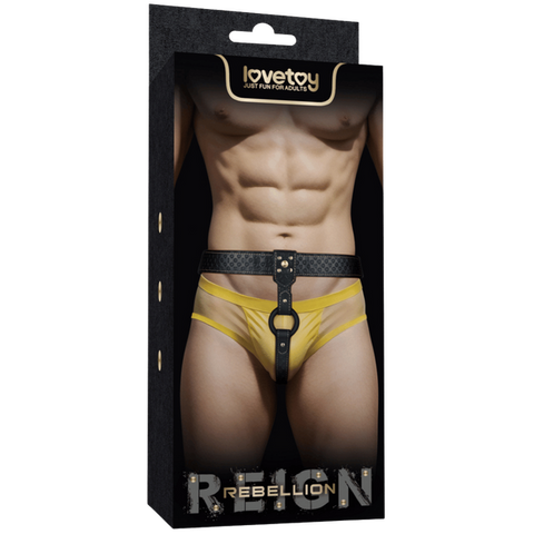 Rebellion Reign Strap-On Harness – Adjustable Durable PU Material Strap-On Harness One Size > Dildos > Strap On Harnesses
