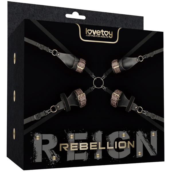 Rebellion Reign Under Mattress Restraint Set – Adjustable Nylon Straps Bondage Restraint > Bondage Gear > Bed Restraints