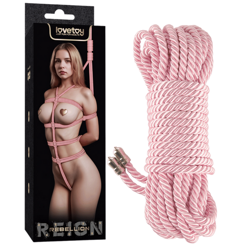 Rebellion Reign Ebony Silky Bondage Rope 10 Meter – Luxury Bondage Rope > Bondage Gear > Rope