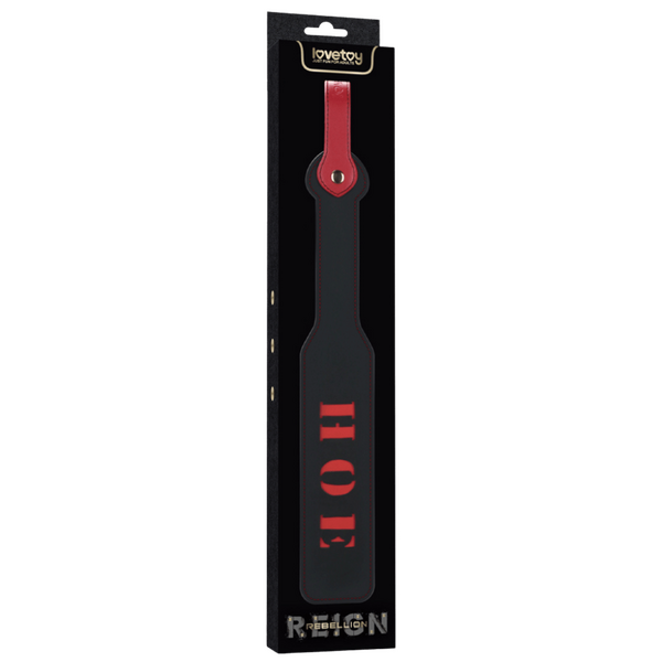 Rebellion Reign – 15 Inch PU Paddle with Cut-Out Design Paddle One Size > Bondage Gear > Paddles